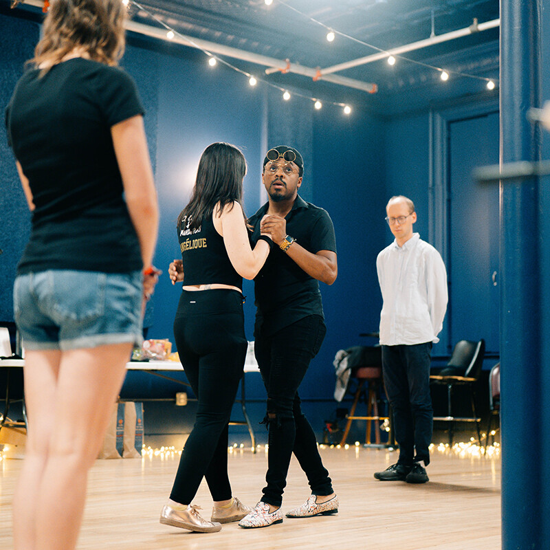 Dance Lessons in a Blue Room