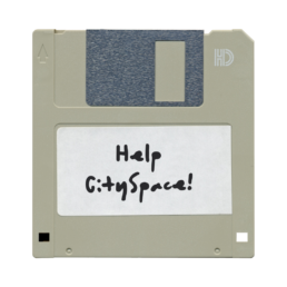 Help CitySpace Floppy disk